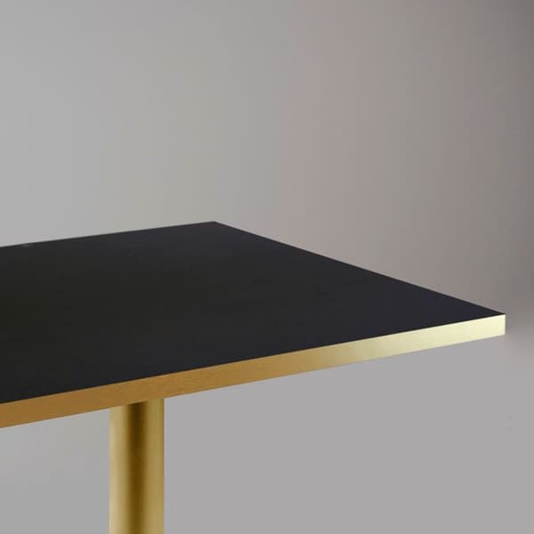 Högt bord 60 x 60 cm Rom svart bistro