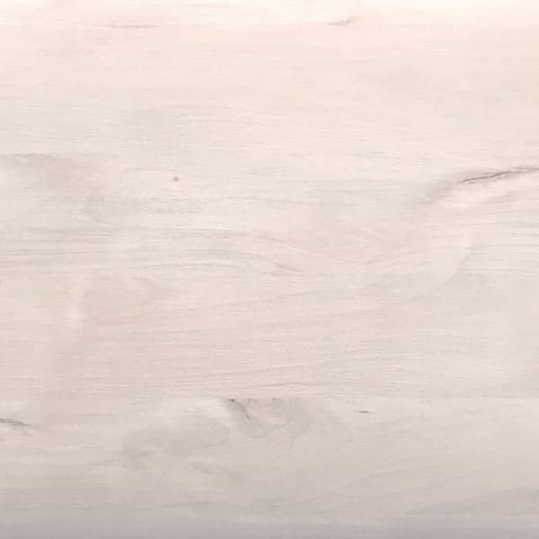 Ståbord 60 x 60 cm - Rund modell, fot i vit bosco ek