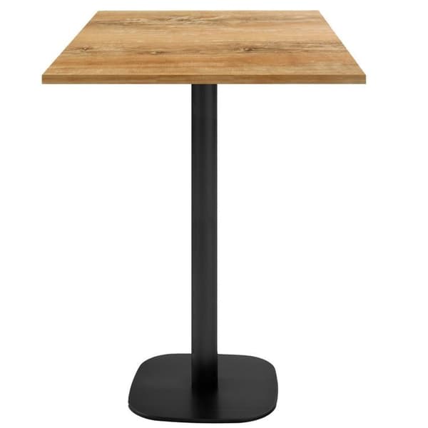 Högt bord 60 x 60 cm - Rund slovensk ek modell