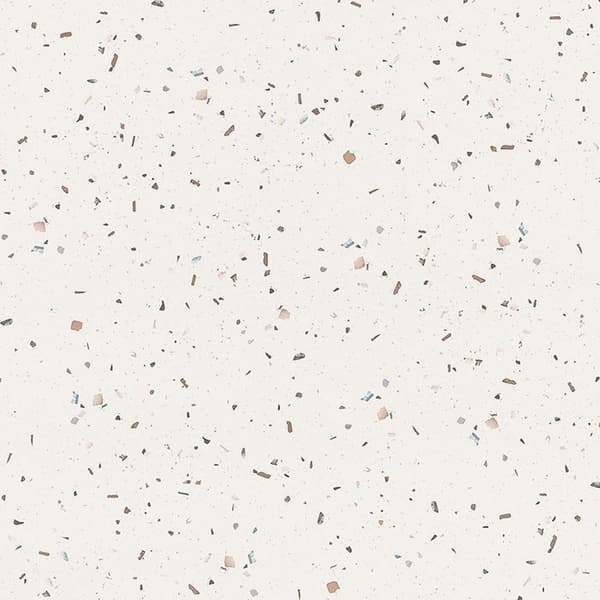 Runt bord Ø 70 cm - Runt terrazzo cassata modell med mässingskanter