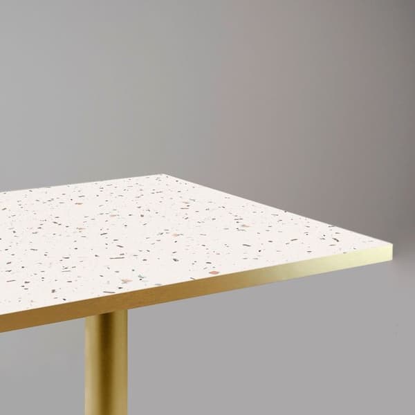 Högt bord 60 x 60 cm Rom bistro terrazzo