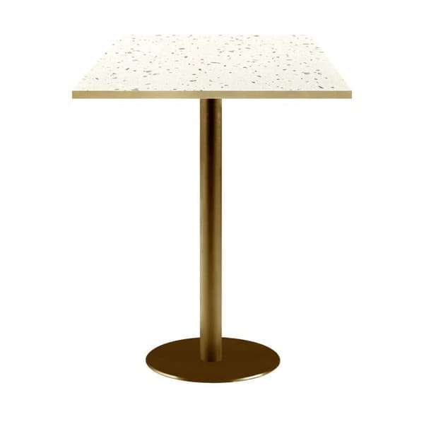 Högt bord 60 x 60 cm Rom bistro terrazzo