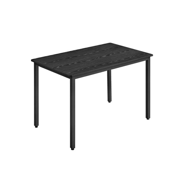Rootz ruokapöytä - keittiön pöytä - lastulevy teräs - tukeva rakenne - 70 cm x 110 cm x 77 cm - eebenpuu - 13,6 kg - 120 kg Kapasiteetti