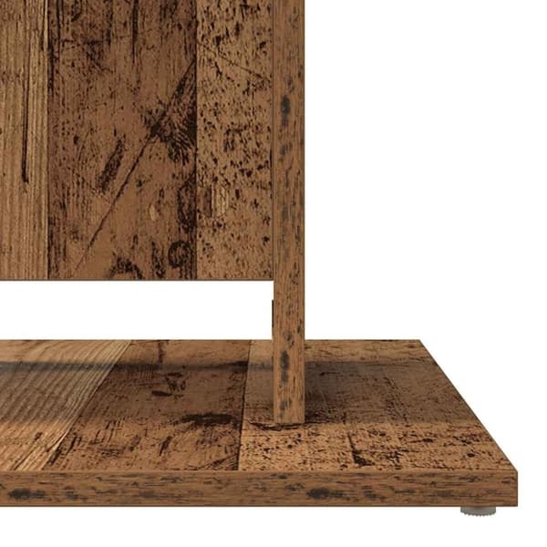 vidaXL Bistrobord åldrat trä 60x60x75 cm konstruerat trä
