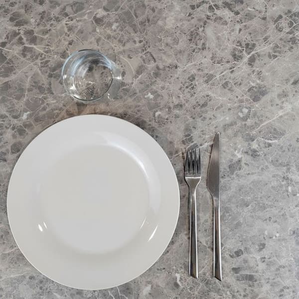 Bord 70 x 70 cm - Milan nabu marmor modell