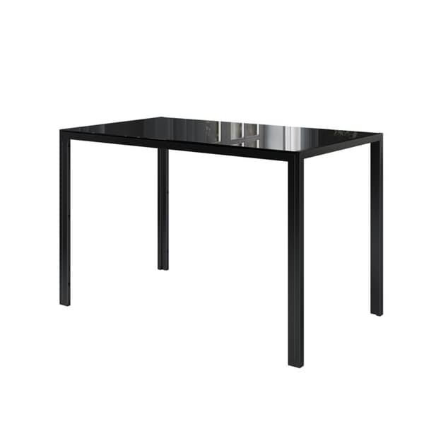 Stort matbord, 120 x 75 cm, Svart, Vicco