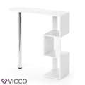 Miniatyrbild 2 av 4: VICCO barbord VINCENT vit bistro