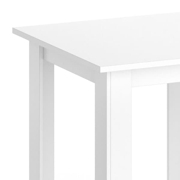 Vicco Karlos Matbord, Vit, 80 x 80 cm