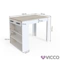 Miniatyrbild 2 av 3: Vicco Repose barbord, loungebord, köksbord, hylla