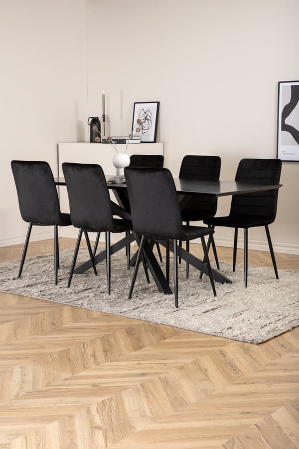 Matgrupp Piazza med stolarna Windu