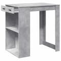 Miniatyrbilde 5 av 11: vidaXL Barbord betonggrå 102x70x103,5 cm konstruert tre