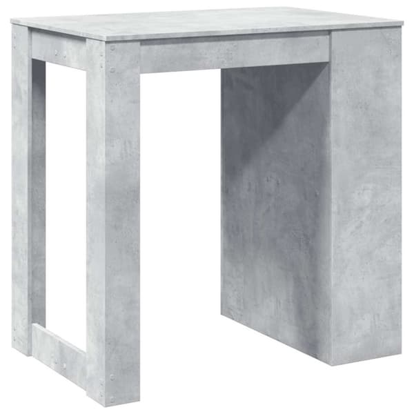 vidaXL Baaripöytä betoninharmaa 102x70x103,5 cm tekninen puu