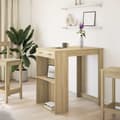 Miniatyrbilde 4 av 11: vidaXL Barbord sonoma eik 102x70x103,5 cm konstruert tre