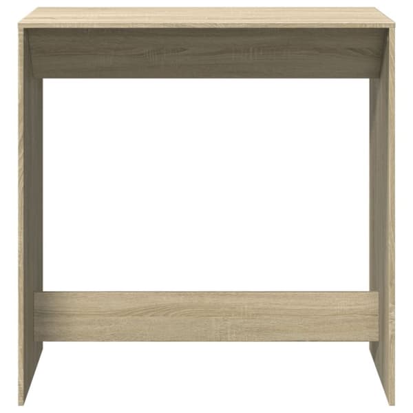 vidaXL Barbord sonoma-ek 102x50x103,5 cm konstruerat trä