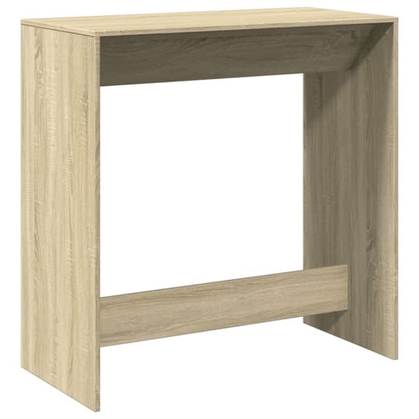 vidaXL Barbord sonoma-ek 102x50x103,5 cm konstruerat trä