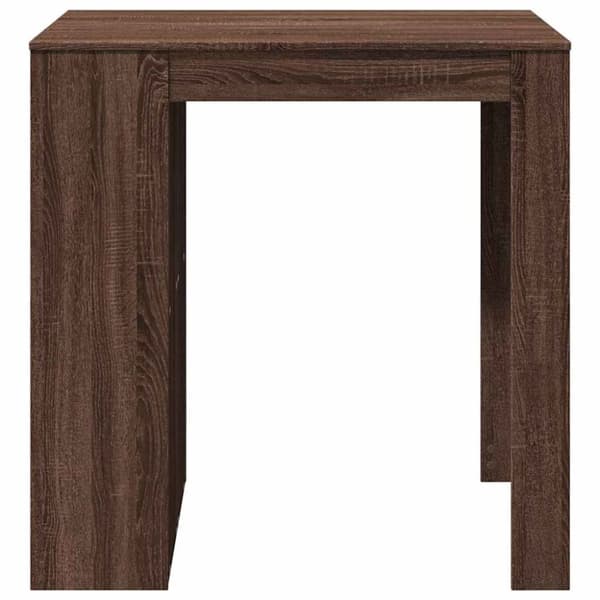 vidaXL barbord 102x70x103,5 cm konstrueret træ brun egetræsfarve