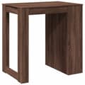 Miniatyrbillede 8 af 11: vidaXL barbord 102x70x103,5 cm konstrueret træ brun egetræsfarve