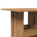 Miniatyrbilde 8 av 11: vidaXL Barbord med oppbevaring artisan eik 60x60x102 cm konstruert tre