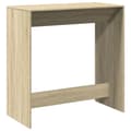 Miniatyrbillede 3 af 11: vidaXL barbord 102x50x103,5 cm konstrueret træ sonoma-eg