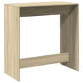 Miniatyrbillede 7 af 11: vidaXL barbord 102x50x103,5 cm konstrueret træ sonoma-eg