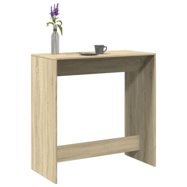 vidaXL barbord 102x50x103,5 cm konstrueret træ sonoma-eg