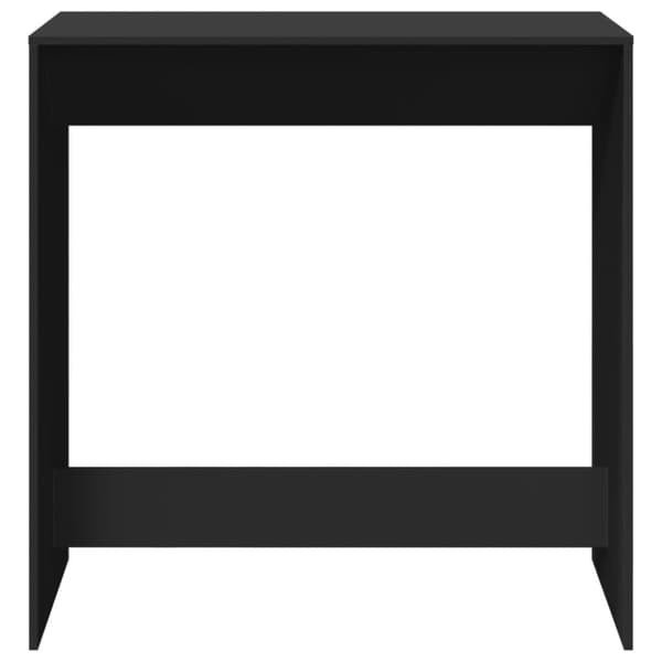 vidaXL Barbord svart 102x50x103,5 cm konstruert tre
