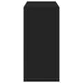 Miniatyrbilde 6 av 11: vidaXL Barbord svart 102x50x103,5 cm konstruert tre