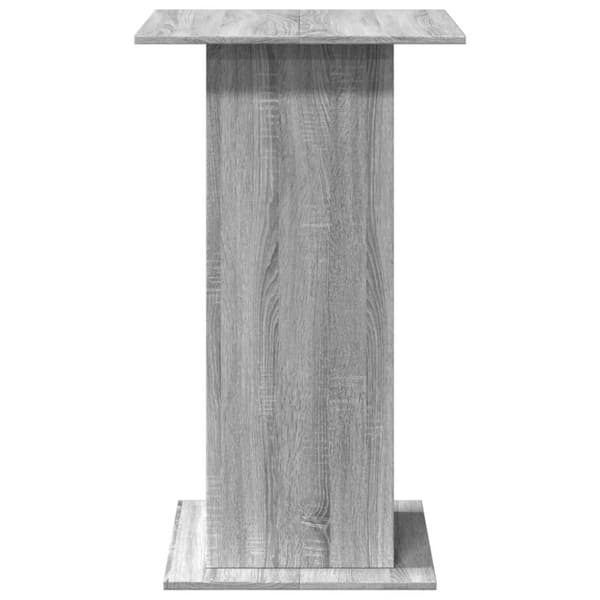 vidaXL Barbord med oppbevaring grå sonoma 60x60x102 cm konstruert tre