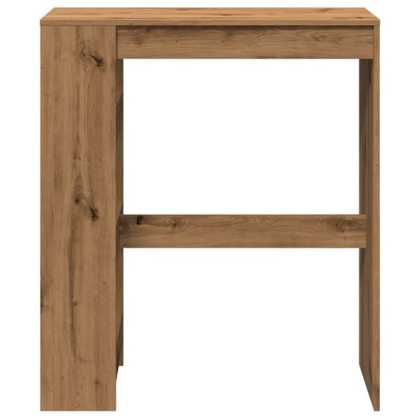 vidaXL Barbord med stativer artisan eik 90x40x103,5 cm konstruert tre