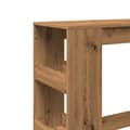 Miniatyrbilde 8 av 11: vidaXL Barbord med stativer artisan eik 90x40x103,5 cm konstruert tre