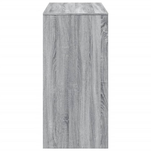 vidaXL Baaripöytä harmaa Sonoma 102x50x103,5 cm tekninen puu