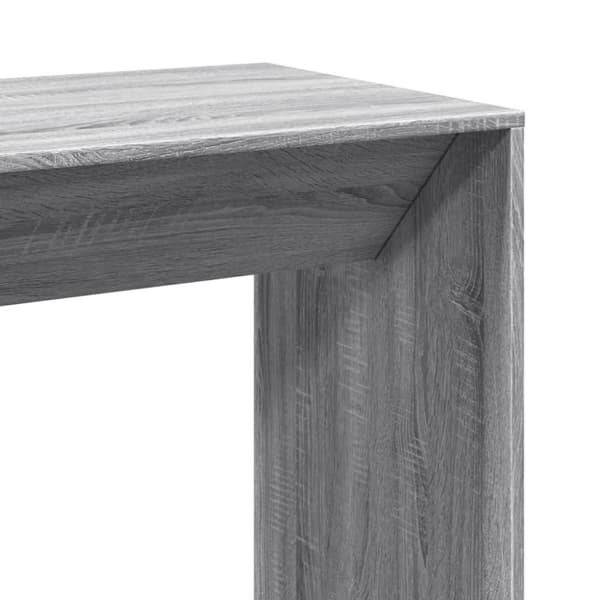vidaXL Baaripöytä harmaa Sonoma 102x50x103,5 cm tekninen puu
