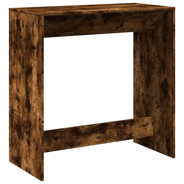vidaXL barbord 102x50x103,5 cm konstrueret træ røget egetræsfarve