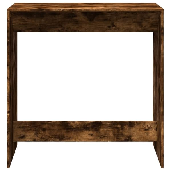 vidaXL barbord 102x50x103,5 cm konstrueret træ røget egetræsfarve