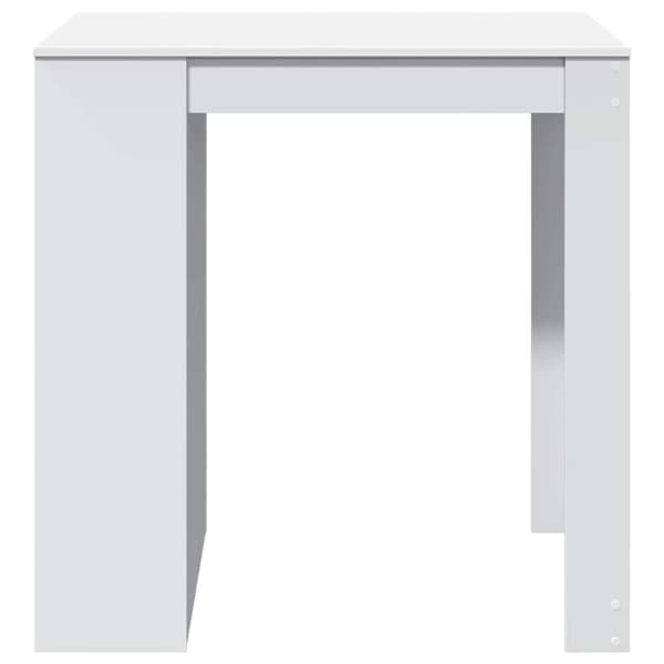 vidaXL barbord 102x70x103,5 cm konstrueret træ hvid