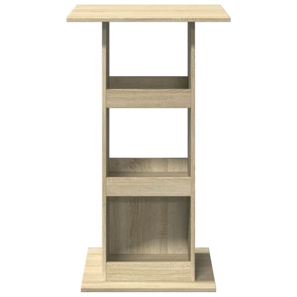 vidaXL Barbord med oppbevaring sonoma eik 60x60x102 cm konstruert tre