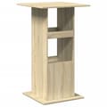 Miniatyrbilde 7 av 11: vidaXL Barbord med oppbevaring sonoma eik 60x60x102 cm konstruert tre