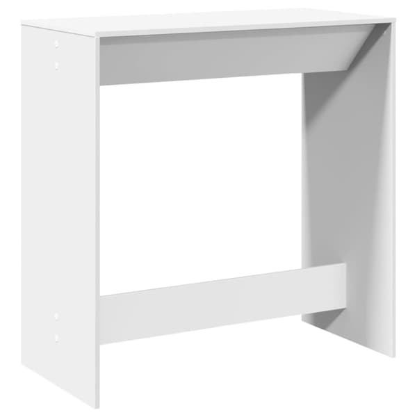 vidaXL Barbord vit 102x50x103,5 cm konstruerat trä