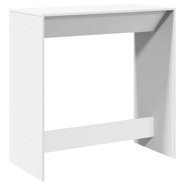 vidaXL Barbord vit 102x50x103,5 cm konstruerat trä