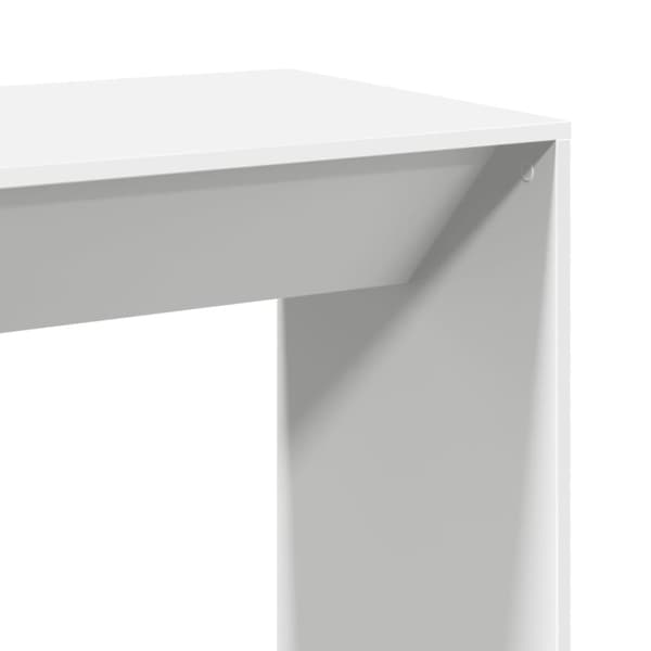 vidaXL Barbord vit 102x50x103,5 cm konstruerat trä