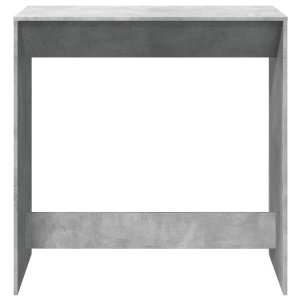 vidaXL Barbord betonggrå 102x50x103,5 cm konstruerat trä