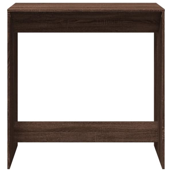 vidaXL Barbord brun ek 102x50x103,5 cm konstruerat trä