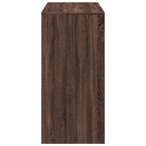 vidaXL Barbord brun ek 102x50x103,5 cm konstruerat trä