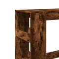 Miniatyrbillede 8 af 11: vidaXL barbord med stativer 90x40x103,5 cm konstrueret træ røget eg