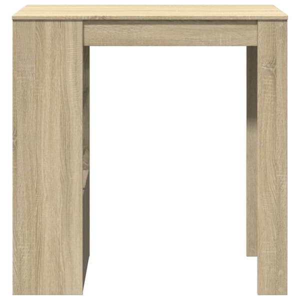 vidaXL Barbord med stativer sonoma eik 102x50x103,5 cm konstruert tre