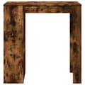 Miniatyrbilde 5 av 11: vidaXL Barbord med stativer røkt eik 102x50x103,5 cm konstruert tre