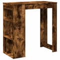 Miniatyrbilde 1 av 11: vidaXL Barbord med stativer røkt eik 102x50x103,5 cm konstruert tre