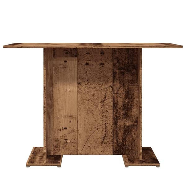 vidaXL Spisebord gammelt tre 110x60x75 cm konstruert tre