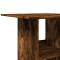 Miniatyrbillede 8 af 11: vidaXL barbord med opbevaring 60x60x102 cm konstrueret træ røget eg