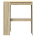 Miniatyrbilde 5 av 11: vidaXL Barbord med stativer sonoma eik 90x40x103,5 cm konstruert tre